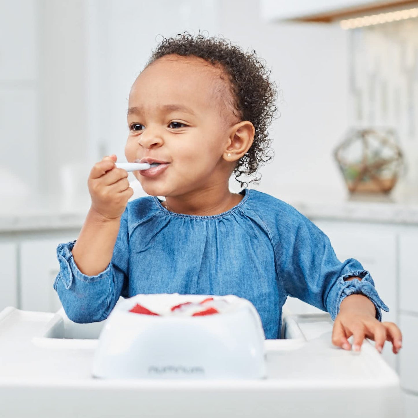 BPA Free Silicone Self Feeding Toddler Utensils