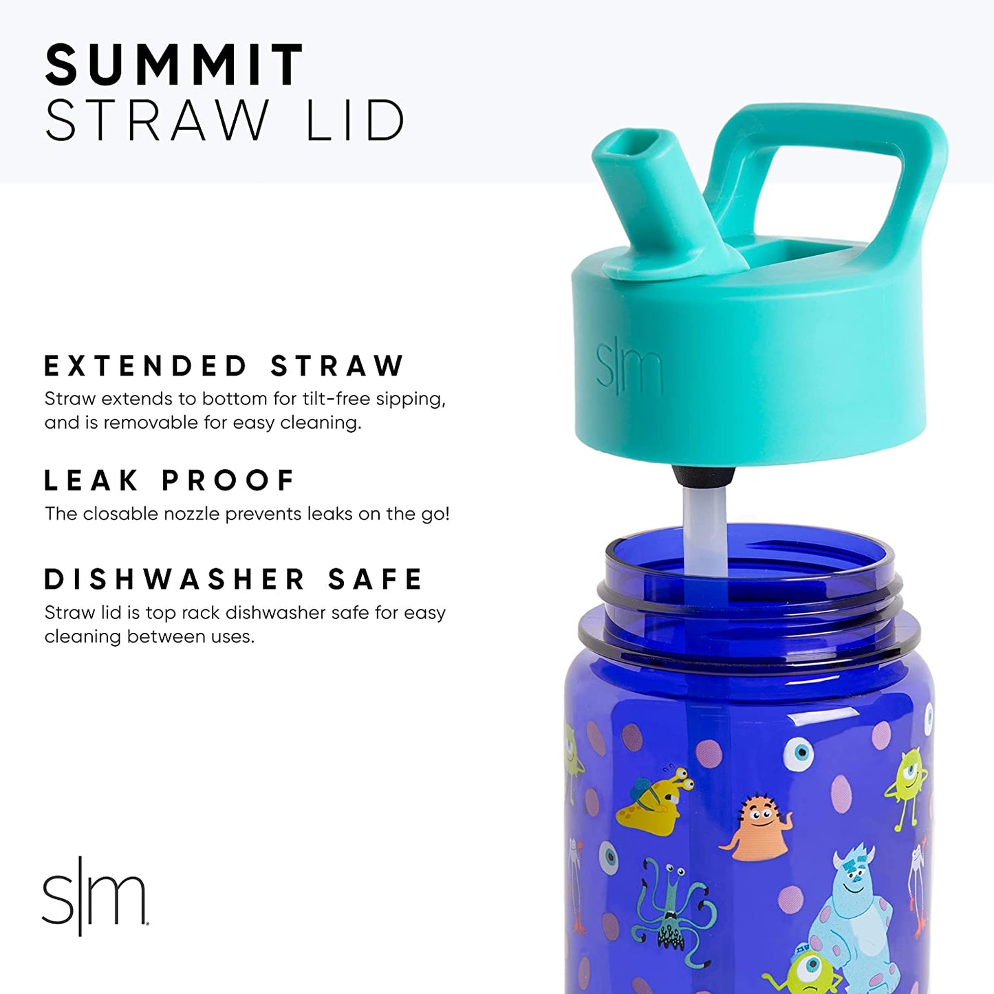 Plastic BPA-Free Tritan Cup with Leak Proof Straw Lid | Reusable and Durable for Toddlers